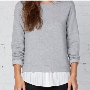 Bailey 44 Super Soft Sweater Gray size Small